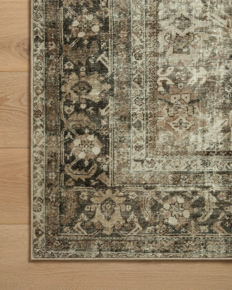 Loloi Magnolia Home by Joanna Gaines Sinclair Collection SIN-01 Pebble/Taupe 8'-6" x 11'-6", .25" Pile Height, Machine Washable, Area Rug