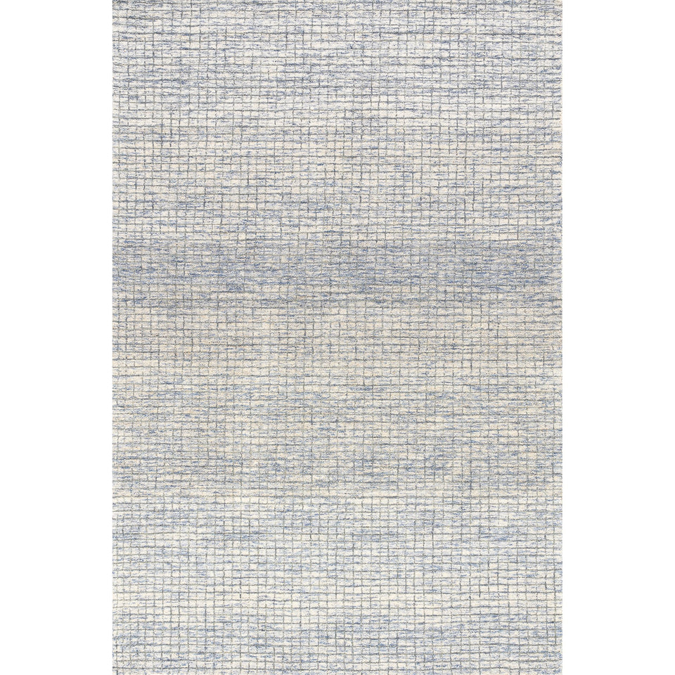 Rugs USA 8'6" x 11'6" Melrose Checked Wool Indoor Area Rug, Contemporary Farmhouse Cream for Living Room, Bedroom, Office, Entryway, Hallway