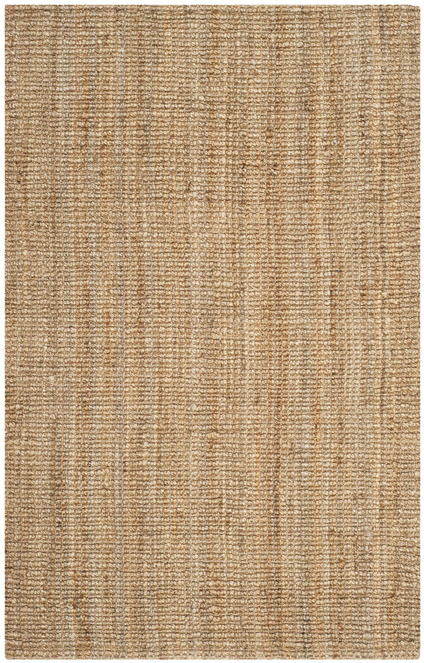 SAFAVIEH Area Rug 9x12 - Natural Fiber Collection - Large - Natural Brown, Handmade Jute, Farmhouse Style, Chunky Textured Thick Pile (NF447A)