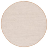 SAFAVIEH Area Rug 8x10 - Natural Fiber Collection - Large - Marble & Beige, Sisal, Woven Design with Border (NF143C)