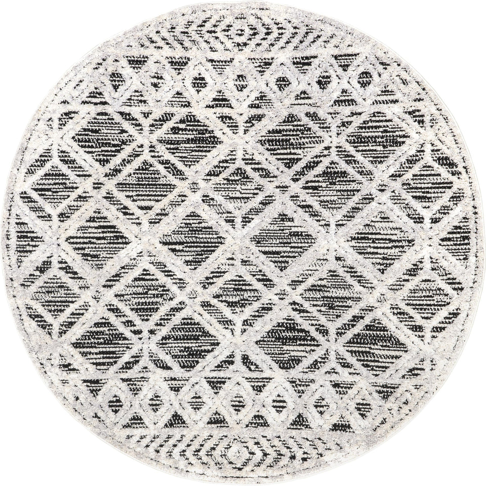 nuLOOM 8x11 Ansley Moroccan Tassel Area Rug, Light Grey, High-Low Textured Bohemian Design, Plush High Pile, Stain Resistant, For Bedroom, Living Room, Hallway, Entryway