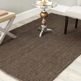 SAFAVIEH Area Rug 9x12 - Natural Fiber Collection - Large - Natural Brown, Handmade Jute, Farmhouse Style, Chunky Textured Thick Pile (NF447A)