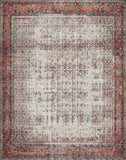Loloi Layla Collection LAY-03 Olive/Charcoal 9'-0" x 12'-0" .13" Thick Area Rug, Soft, Durable, Vintage Inspired, Distressed, Low Pile, Non-Shedding, Easy Clean, Printed, Living Room Rug
