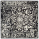 SAFAVIEH Evoke Collection Area Rug - 9' x 12', Ivory & Taupe, Oriental Distressed Design, Non-Shedding & Easy Care, Ideal for High Traffic Areas in Living Room, Bedroom (EVK256E)