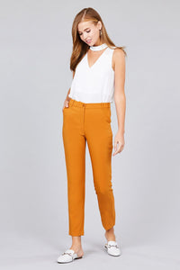 Seam Side Pocket Classic Long Pants